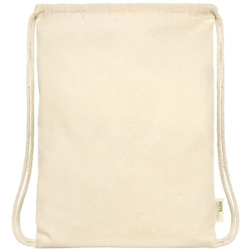 Orissa 100 g/m² GOTS Sac à Dos En Coton Biologique Avec Cordon 5L – Image 3