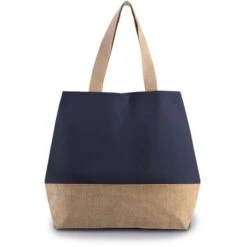 Sac Shopping En Toiles De Coton & Jute