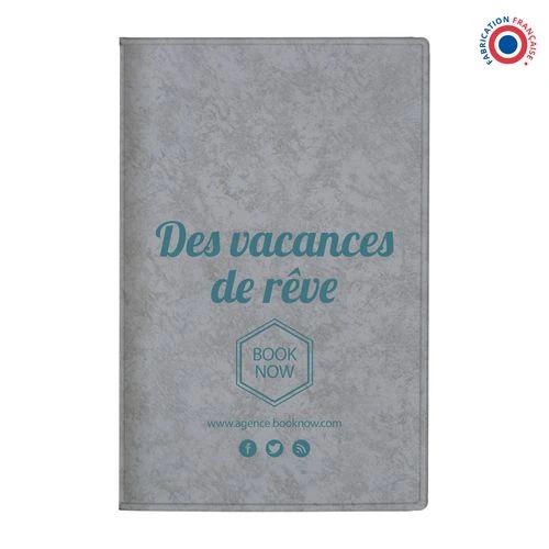 ETUI 12 CARTES PVC MARBRE – Image 2