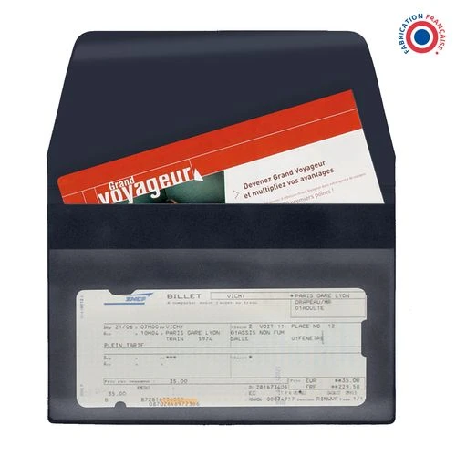 POCHETTE VOYAGE 2 P PVC VELOUR