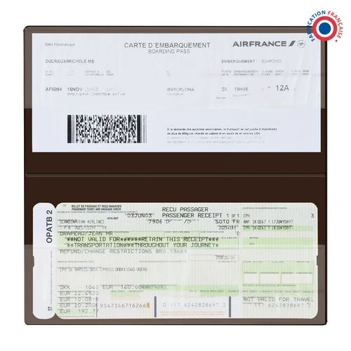 POCHETTE VOYAGE 2 P PVC VERNI – Image 6