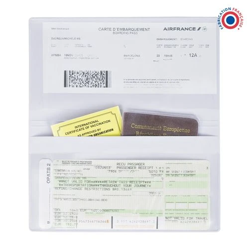 POCHETTE VOYAGE 3 P PVC MAT